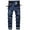 Blue792, variant on Mens Slim Fit Ripped Jeans Distressed Printed Denim Pants