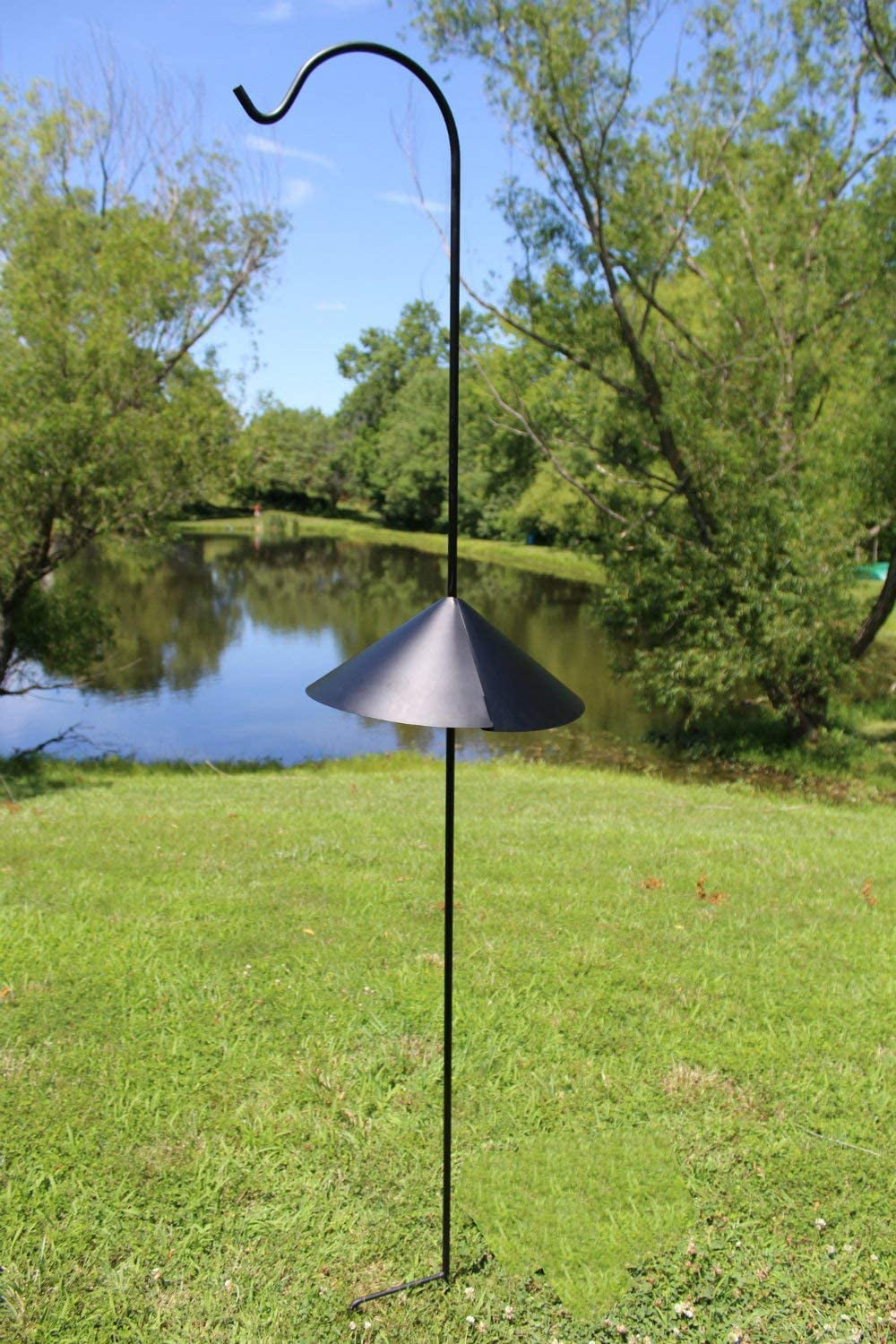 Bird Feeders & More Hanging Plant Baskets 15MM Thick 2, Black Super Strong Solar Lights Rust Resistant Steel Hook Ideal for Use at Weddings Lanterns Ashman Black Shepherd Hook 92 Inch 