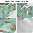 thumbnail image 4 of Relaxed Capybara Pattern Swim Trunks Quick Dry Beach Pool Board Shorts Lightweight Stylish Print Sizes 2T to XL, 4 of 8