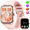 Pink, variant on Smart Watch for Men Women (Answer/Make Call), 1.83’’ Large HD Screen Smartwatch for iOS Android Fitness Watch with 100+ Sport Modes IP68 Waterproof Pedometer