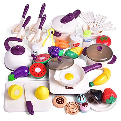 Melissa  Doug Let's Play House Fridge Fillers Pretend Play Grocery Toys, 20 Pi 