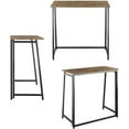 thumbnail image 4 of Boost Industries DF-8040F Compact 31" Wide Foldable Computer/Study Desk for Home and Office (Rustic Wood), 4 of 7