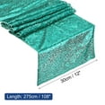 thumbnail image 2 of Mint Green Table Runner 108" x 12", Long Shining Sequin Table Runner, 2 of 4