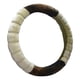thumbnail image 1 of Funda para volante de coche, universal, 38 cm, suave y de felpa. Beige, 1 of 7