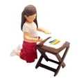 thumbnail image 4 of Figura de niña de dibujo, figuras de personas 1/64, figura de personaje Diorama, colección de resina, modelo en miniatura para decoración de paisajes rojo, 4 of 10