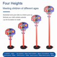 thumbnail image 4 of Children's Height Adjustable Sports Basketball System Hoop Basketball Goal Backboard, 4 of 5