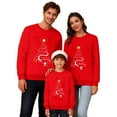 thumbnail image 6 of Rotm Matching Christmas Shirts for Family Matching Family Christmas Sweatshirts 2025, Xmas Ugly Funny Jumper Long Sleeve Holiday Pullover Tops for Mom Dad Clothes Red,L, 6 of 6