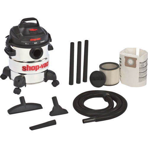ShopVac 5Gallon 4.5 Peak HP Stainless Steel Vac, 5866027