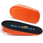 Skyfoot Heel Lift Inserts, Shock Absorption and Cushioning Height Increase Insoles for Men Women