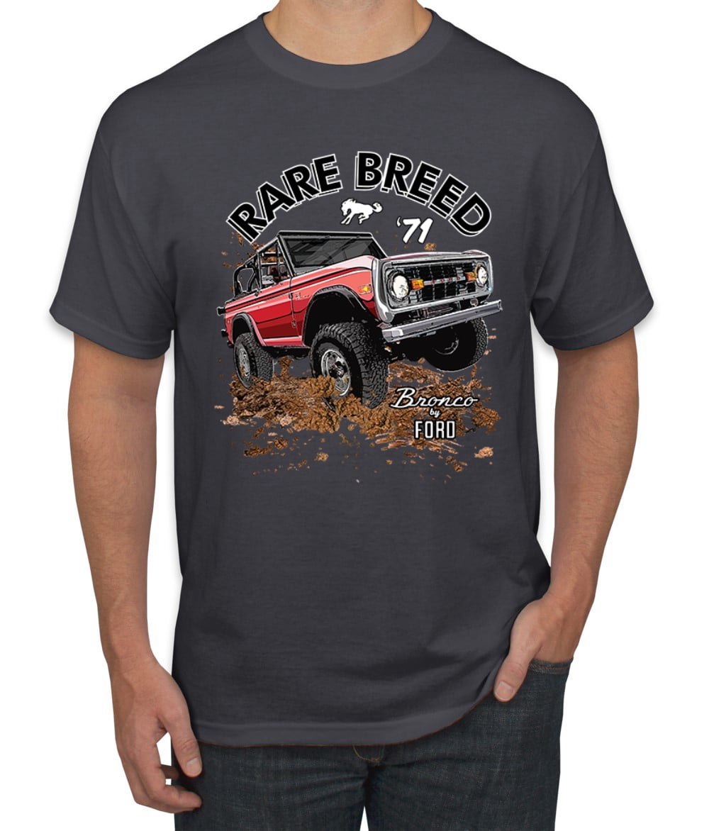 FORD BRONCO Ford American Classic Rare Breed Men's LARGE Gray T-Shirt