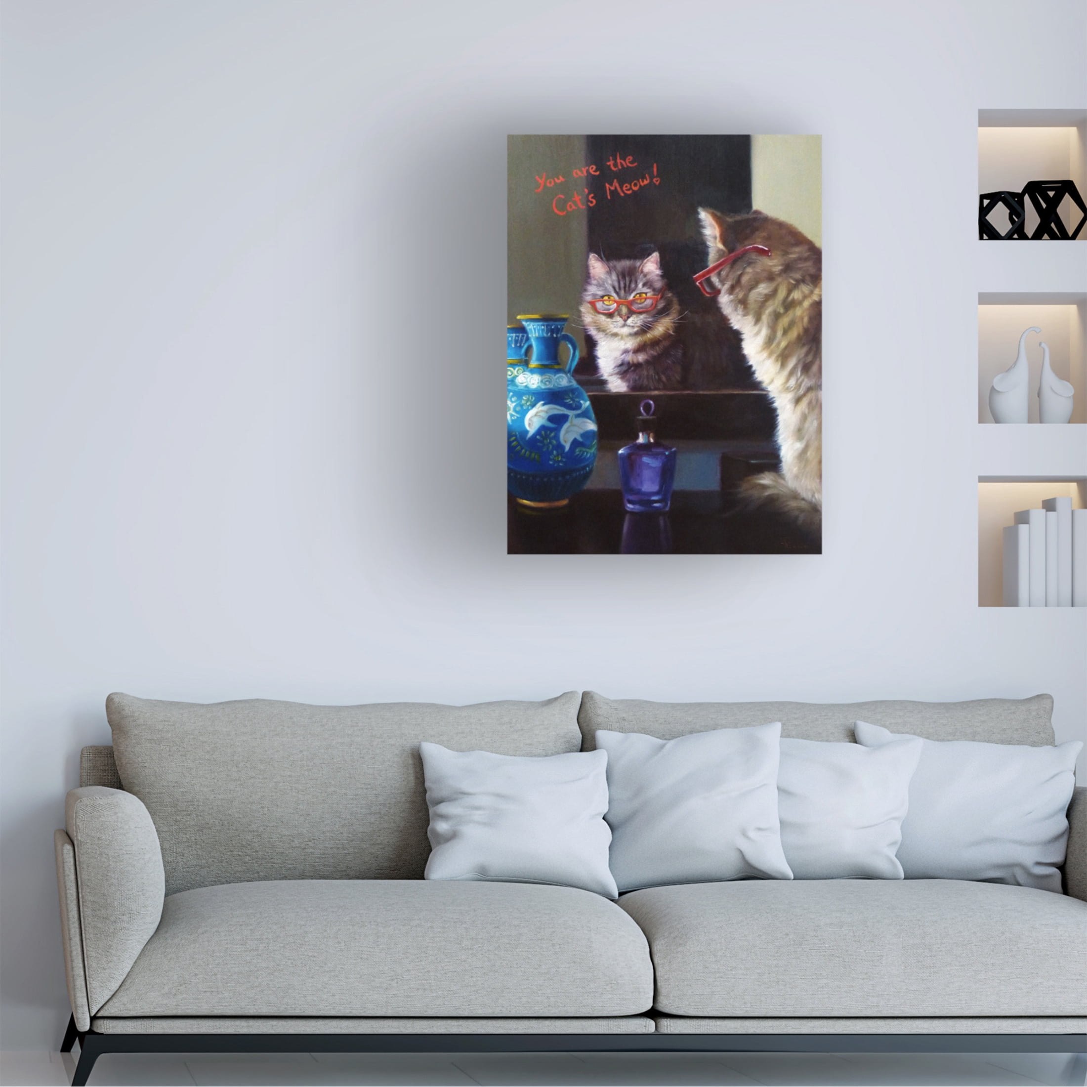 Canvas Wall Art - Lucia Heffernan 'Affirmation 4' Wall Art for Living Room, Bedroom, or Office Décor by Trademark Fine Art - 14 x 19 Inches