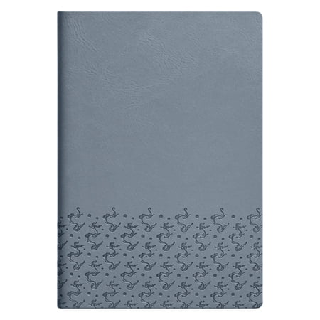 A5 160 Page Dragon Pattern Pu Leather Dark Blue A5 Thick Paper Softcover Engraved Notebook - Sewed Journal with 100Gsm Smooth Writing Portable Notebook for Schǒ-ǒl Daily Note Taking