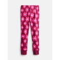 thumbnail image 3 of Wonder Nation Girls' Snug Fit Cotton Pajama Top and Pants Set, 2-Piece, Sizes 4-10, 3 of 3