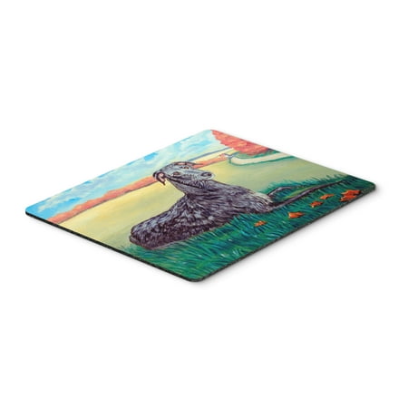 Scottish Deerhound Mouse Pad / Hot Pad / Trivet