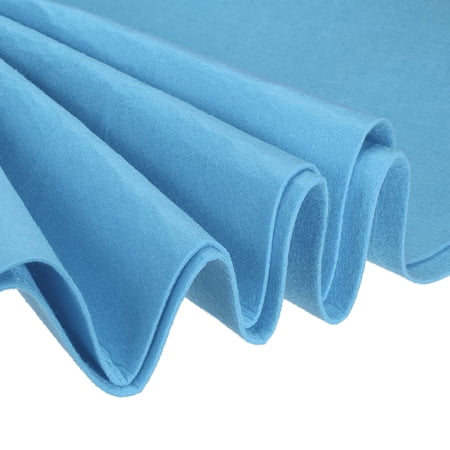 Acrylic Soft Felt Fabric Sheets Fiber Sheets Light Sky Blue 39x39 Inch 2mm Thick