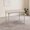 Beige, variant on Square Folding Table, with PU Soft Cushion Top