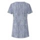 thumbnail image 4 of Blusas de Manga Corta para las Mujeres Botón Impreso Cuello Redondo Top Casual, Blusas para las Mujeres Casual, 4 of 6