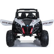 Mini Moto UTV 4x4 12v Kids Battery Powered Truck White (2.4ghz RC)