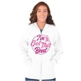 thumbnail image 4 of Breast Cancer I've Got This Beat Zip Hoodie Sweatshirt Women Brisco Brands X, 4 of 6