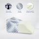 thumbnail image 5 of Cojín Elevación Piernas DR JOOHN Azul Memory Foam para Retorno Venoso, 5 of 5