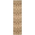 thumbnail image 2 of SAFAVIEH Infinity Foliage Chevron Polyester Area Rug, Taupe/Beige, 8' x 10', 2 of 3