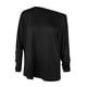 thumbnail image 4 of Blusa de camiseta holgada sólida con hombros descubiertos y cuello de una palabra para mujer Fridja  gope5079, 4 of 5