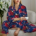 thumbnail image 6 of Sikiie Hot Cocoa Snowflake Mittens Pajamas for Women Set, Womens Pajama Sets, Lounge Sets for Women, 2pjs for Women-Small, 6 of 7