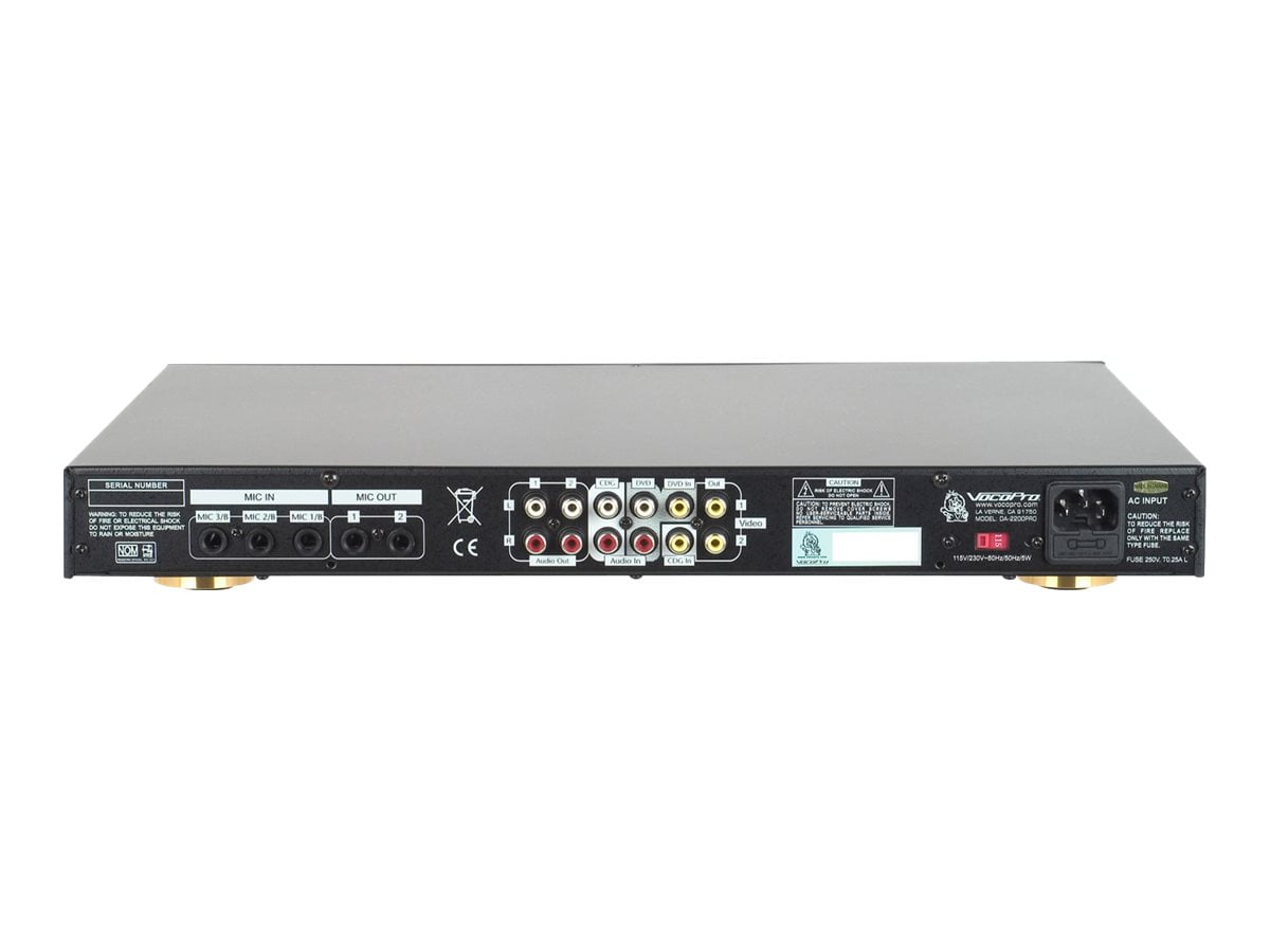 Mixeur Karaoké Numérique VocoPro DA1000PRO – Écho Micro – Ouvert Jamais Servi