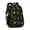 Dog Paw Print, variant on Dog Paw Print and Bone Black Backpack for School, Cute School Bag with Adjustable Shoulder Straps and Padded Back, 16.9"x12.6"x5.9"