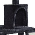 thumbnail image 5 of Easyfashion 63.5''H Multi Level Cat Tree Condo with Scratching Post, Black, 5 of 7