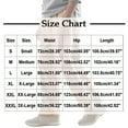 thumbnail image 2 of Handshe Men's Sporty Casual Straight-Leg Sweatpants with Striped Panel, Drawstring Closure, Elastic Waist and Pockets,Plus Size, 2 of 8
