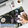 thumbnail image 4 of Beautiful Garden Flowers Mouse Mat - Soft to the Touch, Non-Slip Rubber Base, Easy to Slide, Splash Resistant, Portable, Unique Design, Great for Computers, 31.5x11.8 Inch, 4 of 7