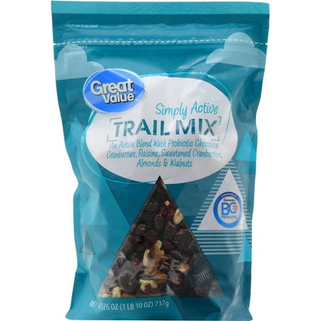 Great Value Simply Active Trail Mix, Probiotic, 26 oz - Walmart.com