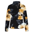 thumbnail image 5 of NuoCaiYun Women Lapel Collar Shirts, Women'S Casual Fashion Hawaiian Print Single-Breasted Long-Sleeve Shirt, 5 of 6