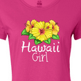 thumbnail image 4 of Inktastic Hawaii Girl Hibiscus Flowers Women's T-Shirt, 4 of 5