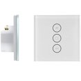 thumbnail image 2 of Interruptor de cortina inteligente WiFi, Control remoto con vida inteligente, Compatible con Alexa Echo y Google Home, interruptor táctil WIFI, interruptor de obturador Adepaton ZH-152-2, 2 of 8