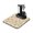 Adorable, variant on Bear Print Design Coffee Mat Multi-Use Drying Pad for Coffee Station, Artistic Bear Illustration & Crescent Moon Theme