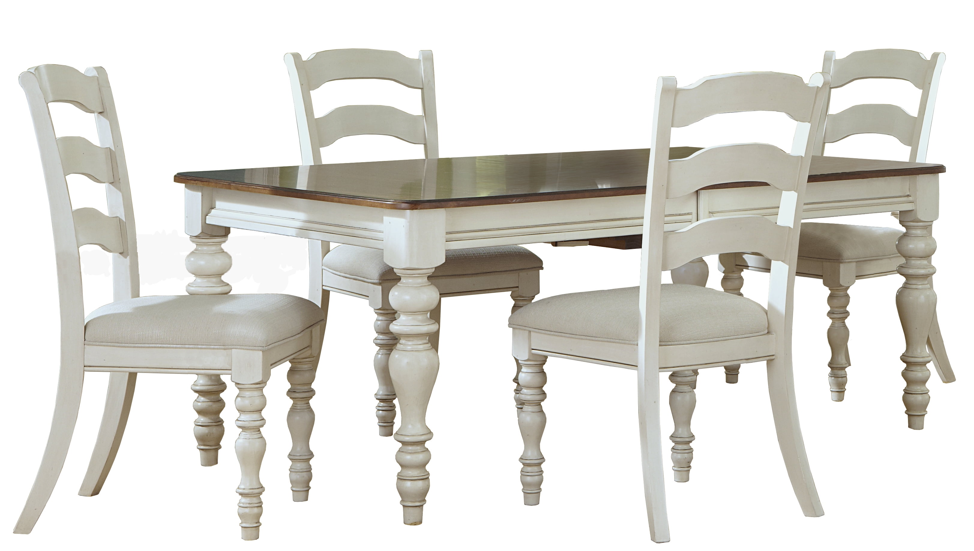 Hillsdale Furniture Pine Island 5Piece Dining Set, with Ladder Back