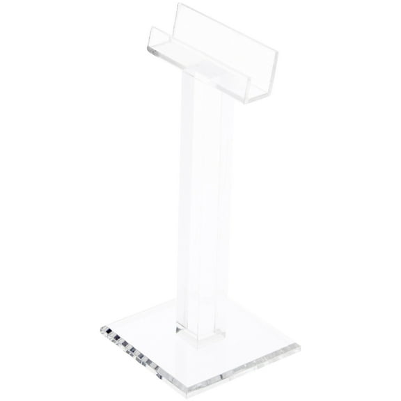 Plymor Clear Acrylic Single Frame Display Riser for Eyeglasses, 5.5" H x 3" W x 3" D