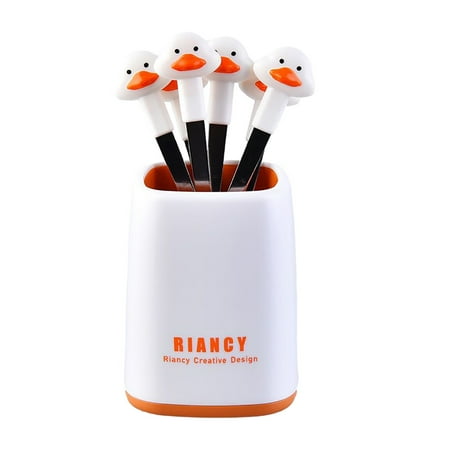 

Geruite 6pcs Animal Food Picks for Kids | Cute Cartoon Duck Toothpicks for Food | Reusable Toddler Food Picks Lunch Box Sticks for Bento Decor Party Supply