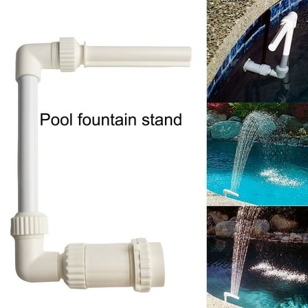 RichLink Fish Pool Waterfall Fountain for Above Ground and Below Ground Swimming Pools Adjustable Spray Height and Direction