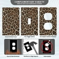 thumbnail image 5 of IAUYY Retardant PC Material Toggle Switch Switch Plate Covers Easy DIY Installation with Screws Light Switch Cover Plate A Leopard, 5 of 9