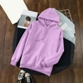 thumbnail image 3 of XINXIAOO Hoodies Sweatshirt for Women Long Sleeve Pullover Sweatshirt Oversized Hoodies for Women Purple Hoodie Y2k Cute Fall Clothes Street Style, 3 of 4