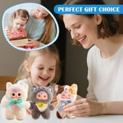 Cat Party Plush Blind Box, Kawaii Animal Series, 1 PCS Adorable Collectible Mystery Plush toys, Cute Soft Stuffed Figures Birthday Gifts for Kids Adults (1 of 7 Possible Styles)