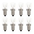 thumbnail image 1 of 8pcs Oven Light Bulb 25w Appliance Light Bulb E14 Base Microwave Lamp Bulb, 1 of 4