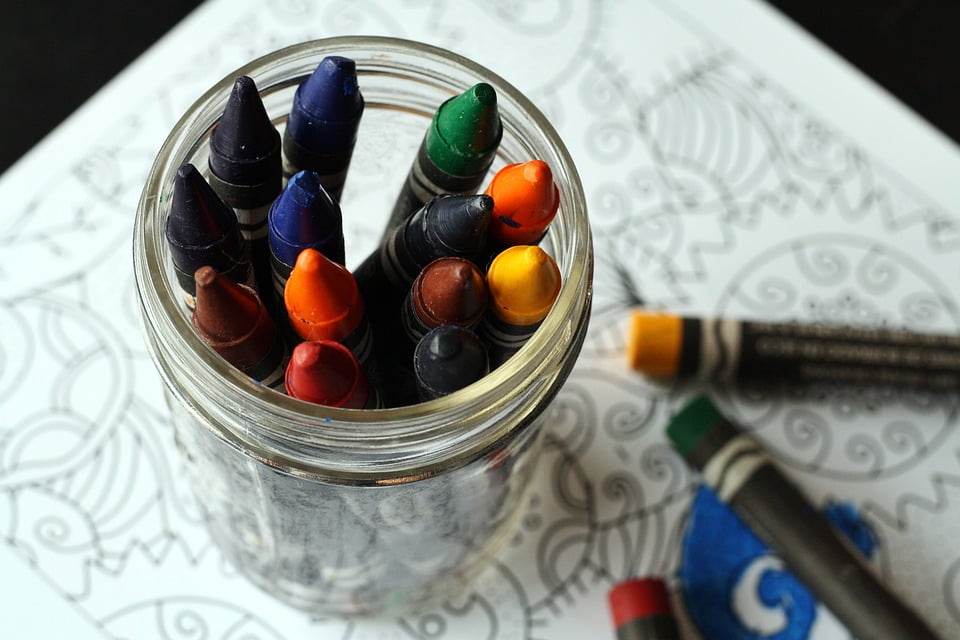 Download Children Crayons Color Coloring Book Coloring Book-20 Inch ...