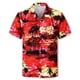 thumbnail image 2 of Trajes hawaianos a juego Cromoncent para papá e hijo, rojo, 2 of 7