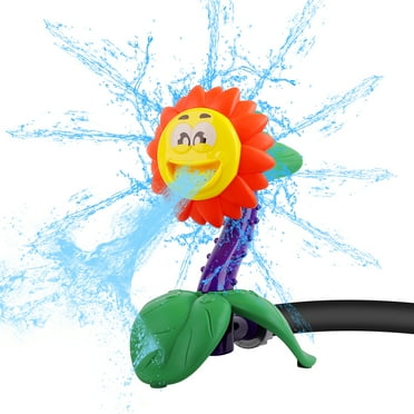 FiGoal Kids Sprinkler Outdoor Water Activity Spray for Toddlers Boys and Girls-Spinning for Backyard Splash Games
