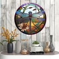 thumbnail image 2 of kjfeif 3D Colourful 5.9" Dragonfly Acrylic Modern Boho Hanging Decoration - Realistic Pattern Design - Home Decor for Wall Office Home Living Room Indoor Wall Sculptures, 2 of 5