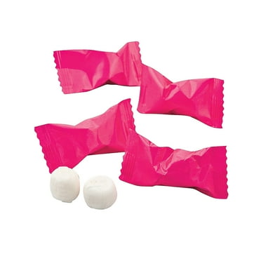 Fun Express - Hot Pink Buttermints - Edibles - Mints - Buttermints - 108 Pieces